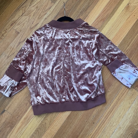Velvet bomber jacket - Picture 2 of 5